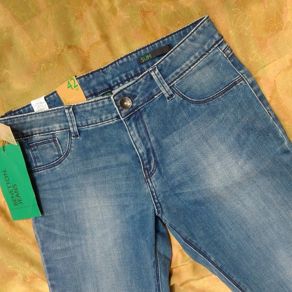 with tags Benetton Blue Jeans (fixed price) - Picture 3 of 13